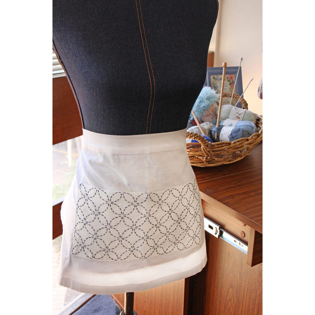 Sew Easy Craft Accessories Sashiko: Apron Kit  - The Sewing Studio