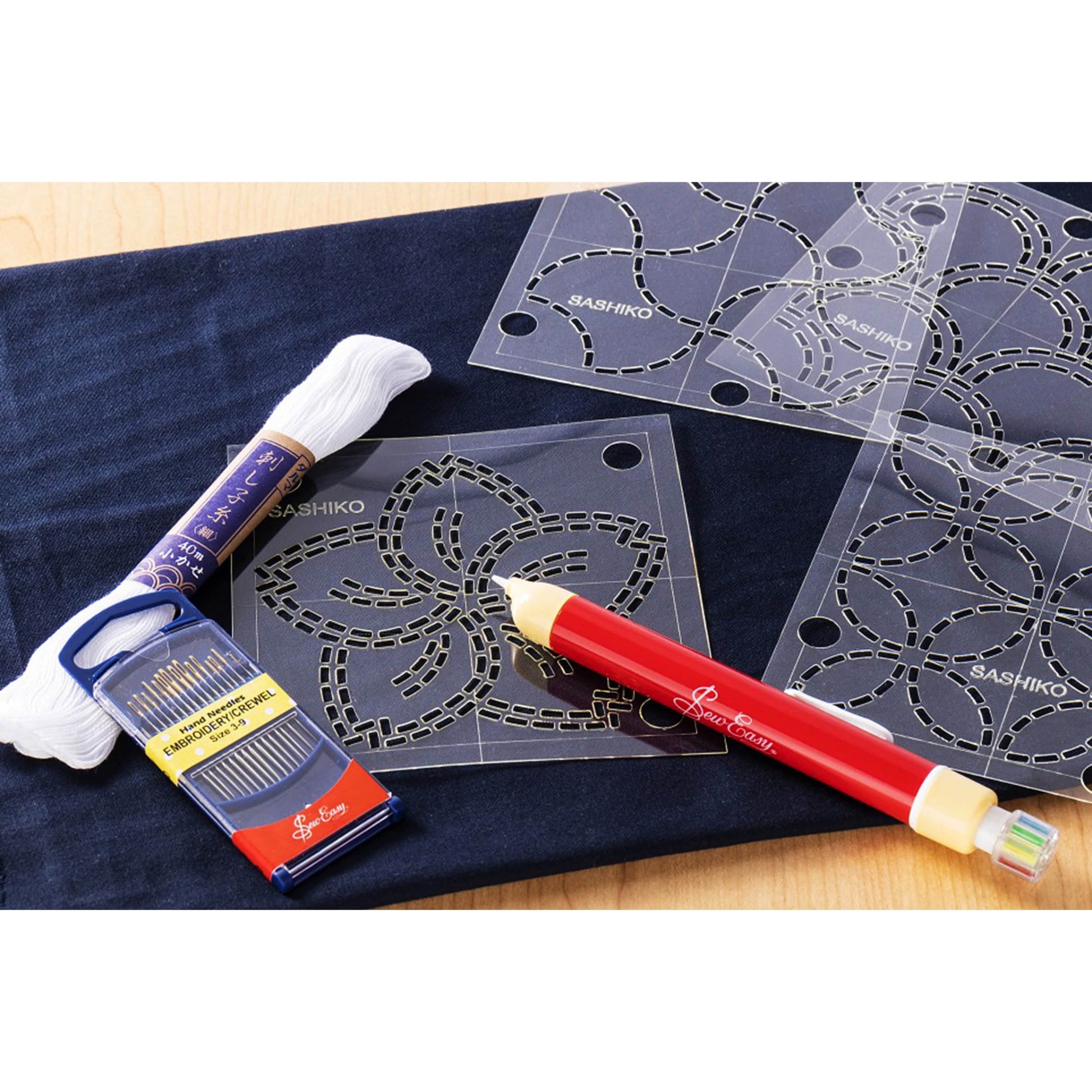 Sew Easy Craft Accessories Sashiko Starter Kit  - The Sewing Studio