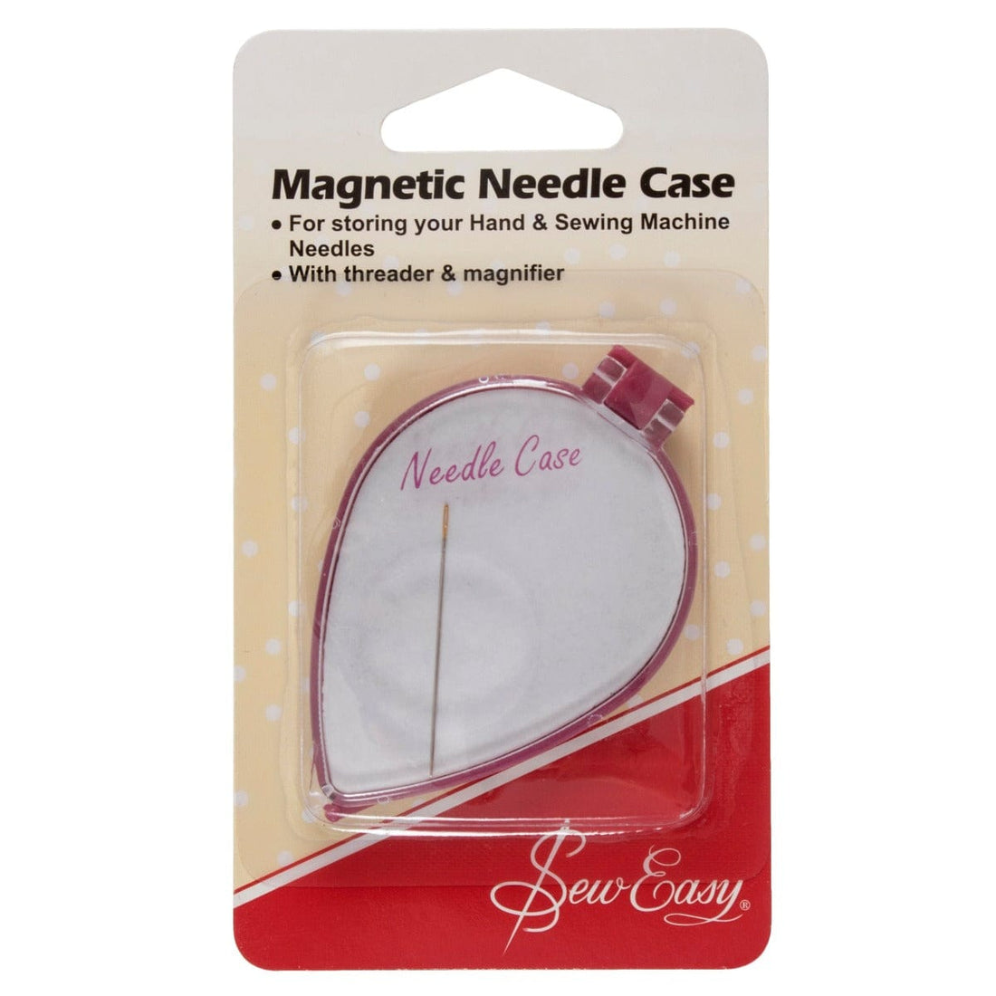 Sew Easy Quilting Accessories Hand Sewing Needles: Sew Easy: Magnetic Needle Case  - The Sewing Studio