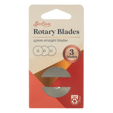 Sew Easy Rotary Cutters 45mm Sew Easy replacement rotary cutter blades: 3 pack  - The Sewing Studio for sale UK - The Sewing Studio