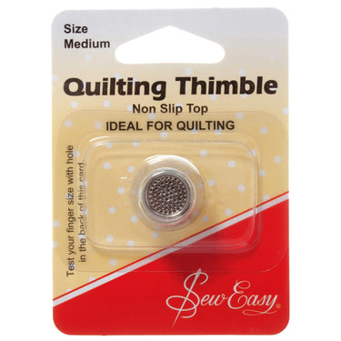 Sew Easy Thimbles Sew Easy Quilters Thimble Non Slip: Medium  - The Sewing Studio for sale UK - The Sewing Studio