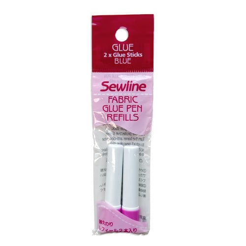 Sewline Glues and Adhesives Sewline Water Soluble Glue Stick Refills (blue)  - The Sewing Studio