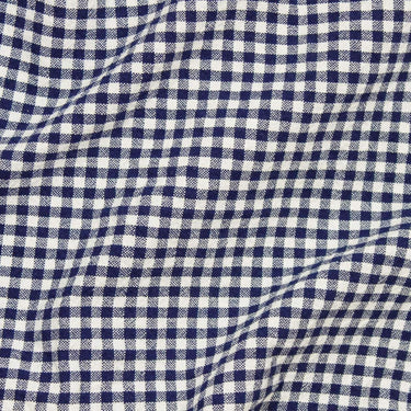 Telio Fabric Organic Cotton Gingham Fabric Navy 45235-04  - The Sewing Studio for sale UK - The Sewing Studio