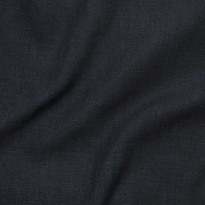 Ramie Fabric Stonewashed Dark Navy 45021-58