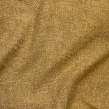 Telio Fabric Ramie Fabric Stonewashed Golden Yellow 45021-18  - The Sewing Studio for sale UK - The Sewing Studio