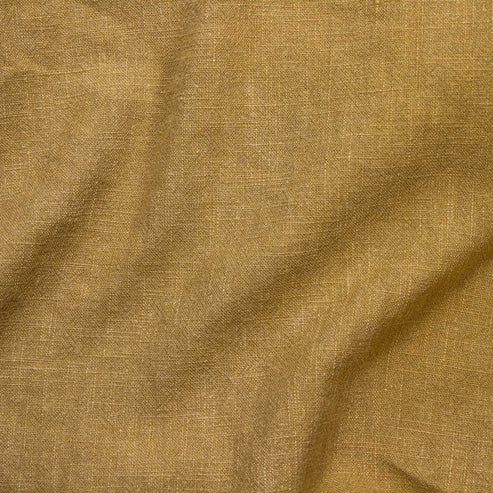 Telio Fabric Ramie Fabric Stonewashed Golden Yellow 45021-18  - The Sewing Studio