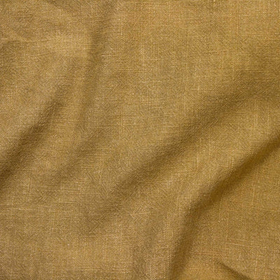 Ramie Fabric Stonewashed Golden Yellow 45021-18