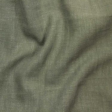 Telio Fabric Ramie Fabric Stonewashed Olive 45021-13  - The Sewing Studio for sale UK - The Sewing Studio