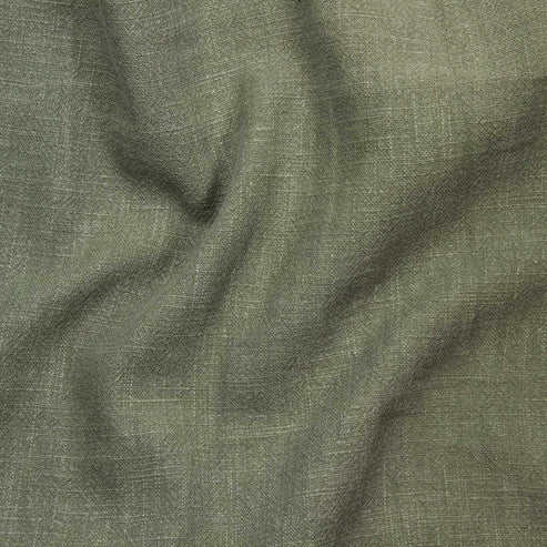 Telio Fabric Ramie Fabric Stonewashed Olive 45021-13  - The Sewing Studio