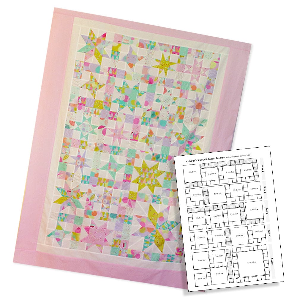 The Sewing Studio Download Free Pattern: Jeanette's Star Quilt  - The Sewing Studio