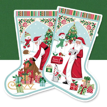 The Sewing Studio Fabric Panels & Labels Christmas Stocking Panel Bundle OPTION 2