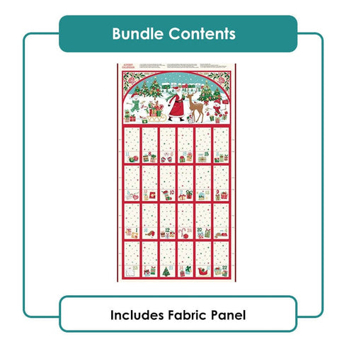 The Sewing Studio Fabric Panels & Labels Christmas Wishes Advent Panel Bundle OPTION 1