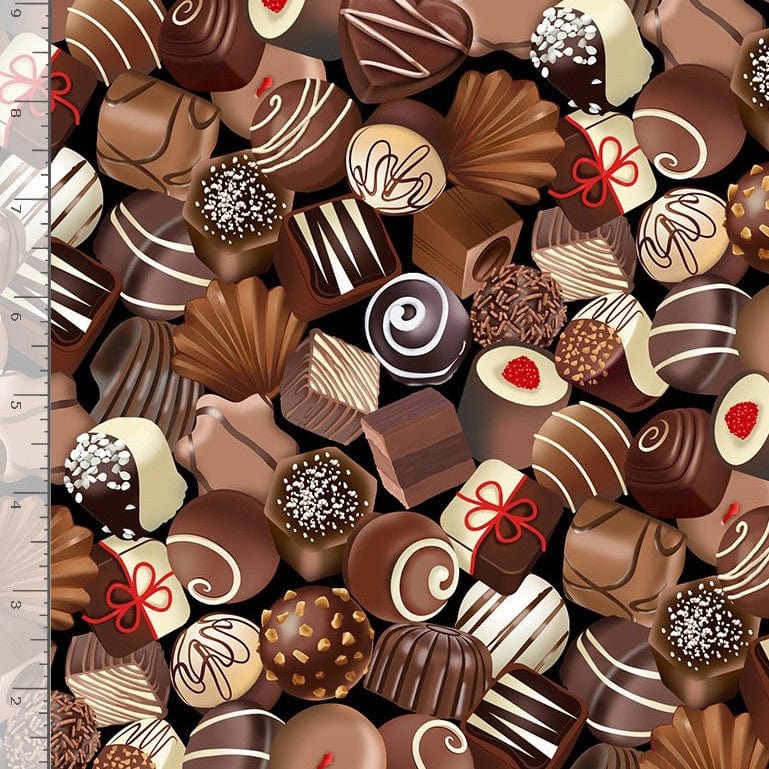 Timeless Treasures Fabric Timeless Treasures Chocolate Lover  - The Sewing Studio