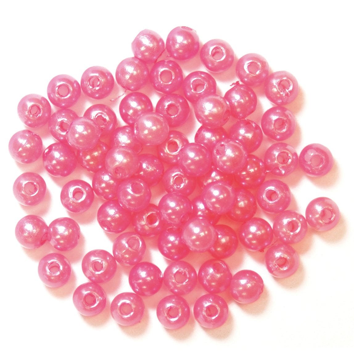 Trimits Beads Sequins Accessories Pearl Beads: 3mm: Pink: 125 quantity  - The Sewing Studio