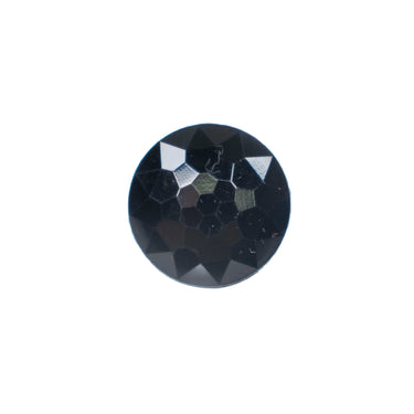 Trimits Buttons Black Round Faceted Button 22mm  - The Sewing Studio for sale UK - The Sewing Studio