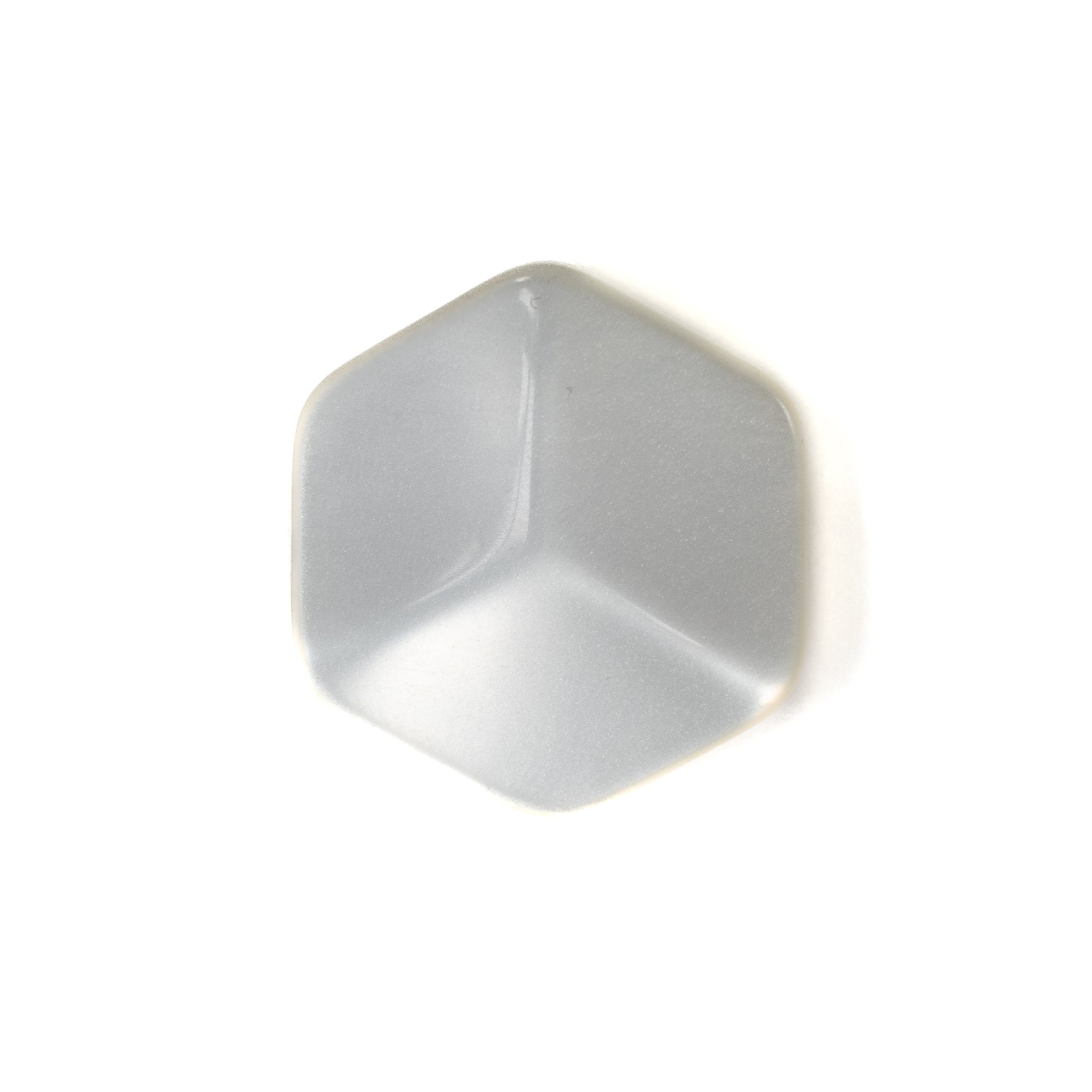 Trimits Buttons Cream Hexagon Button 16mm  - The Sewing Studio