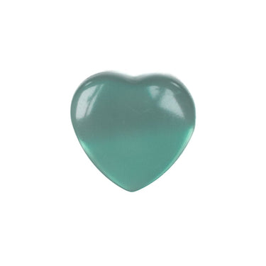 Trimits Buttons Dark Green Heart Button 12mm  - The Sewing Studio for sale UK - The Sewing Studio