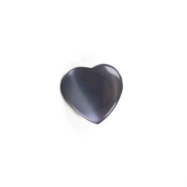 Trimits Buttons Grey Heart Button 13mm  - The Sewing Studio for sale UK - The Sewing Studio