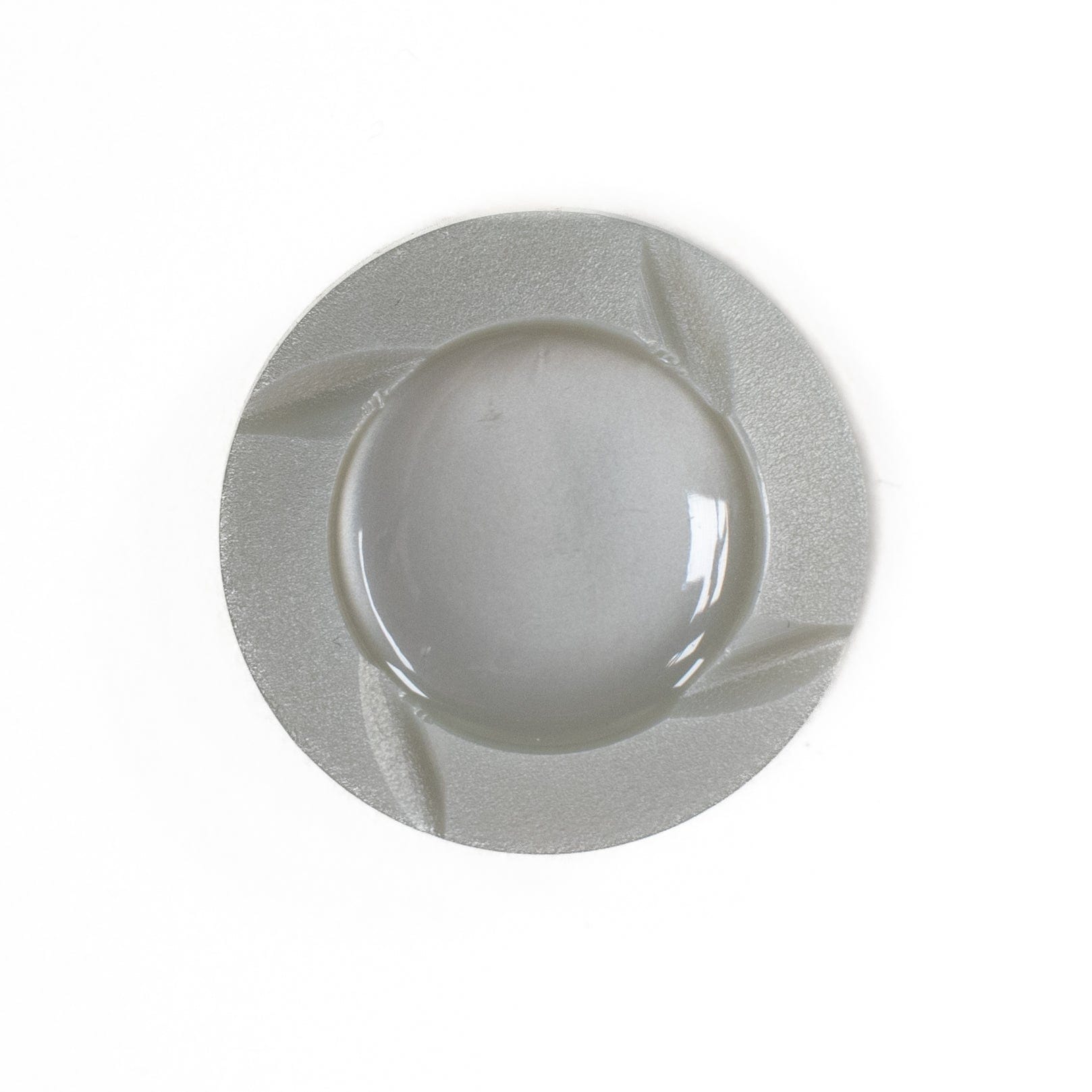 Trimits Buttons Grey Round Button 23mm  - The Sewing Studio