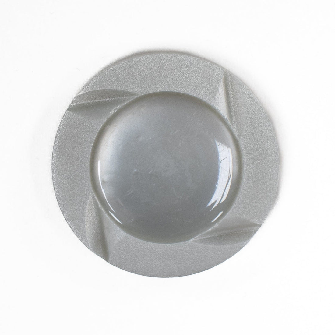 Trimits Buttons Grey Round Button 28mm  - The Sewing Studio