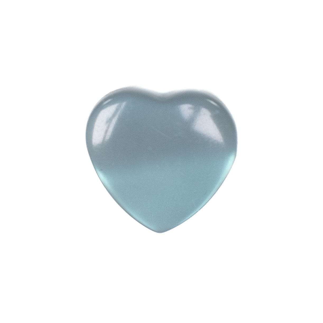 Trimits Buttons Light Blue Heart Button 12mm  - The Sewing Studio