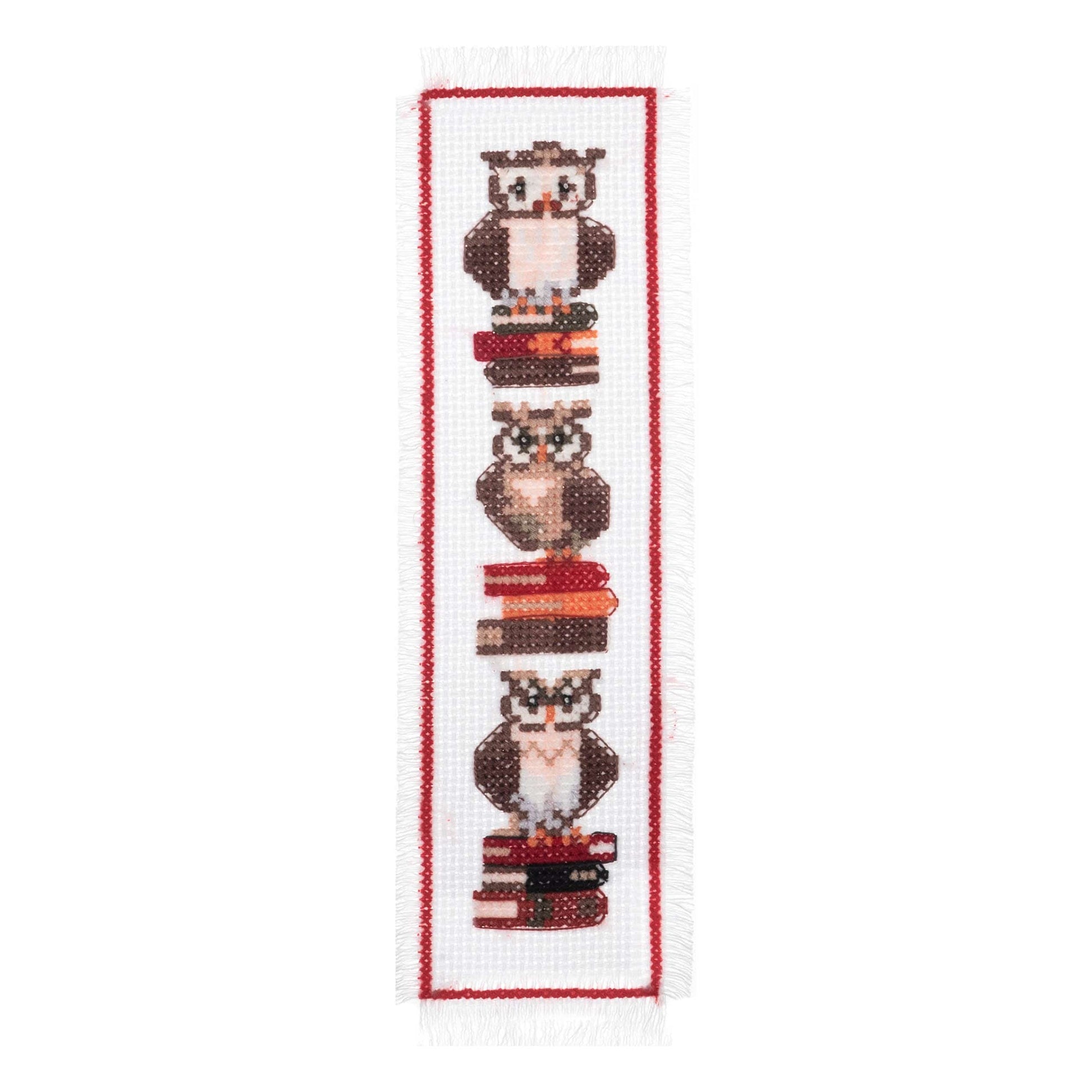 Trimits Cross Stitch Kits Cross Stitch Bookmark Kit Owls  - The Sewing Studio