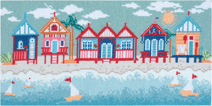 Trimits Cross Stitch Kits Cross Stitch Kit Beach Huts  - The Sewing Studio