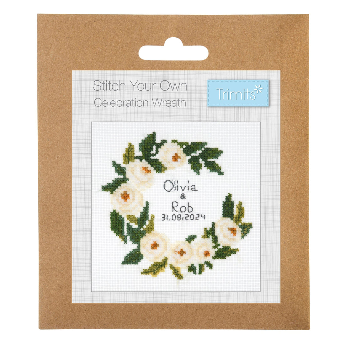 Trimits Cross Stitch Kits Cross Stitch Kit Celebration Wreath  - The Sewing Studio