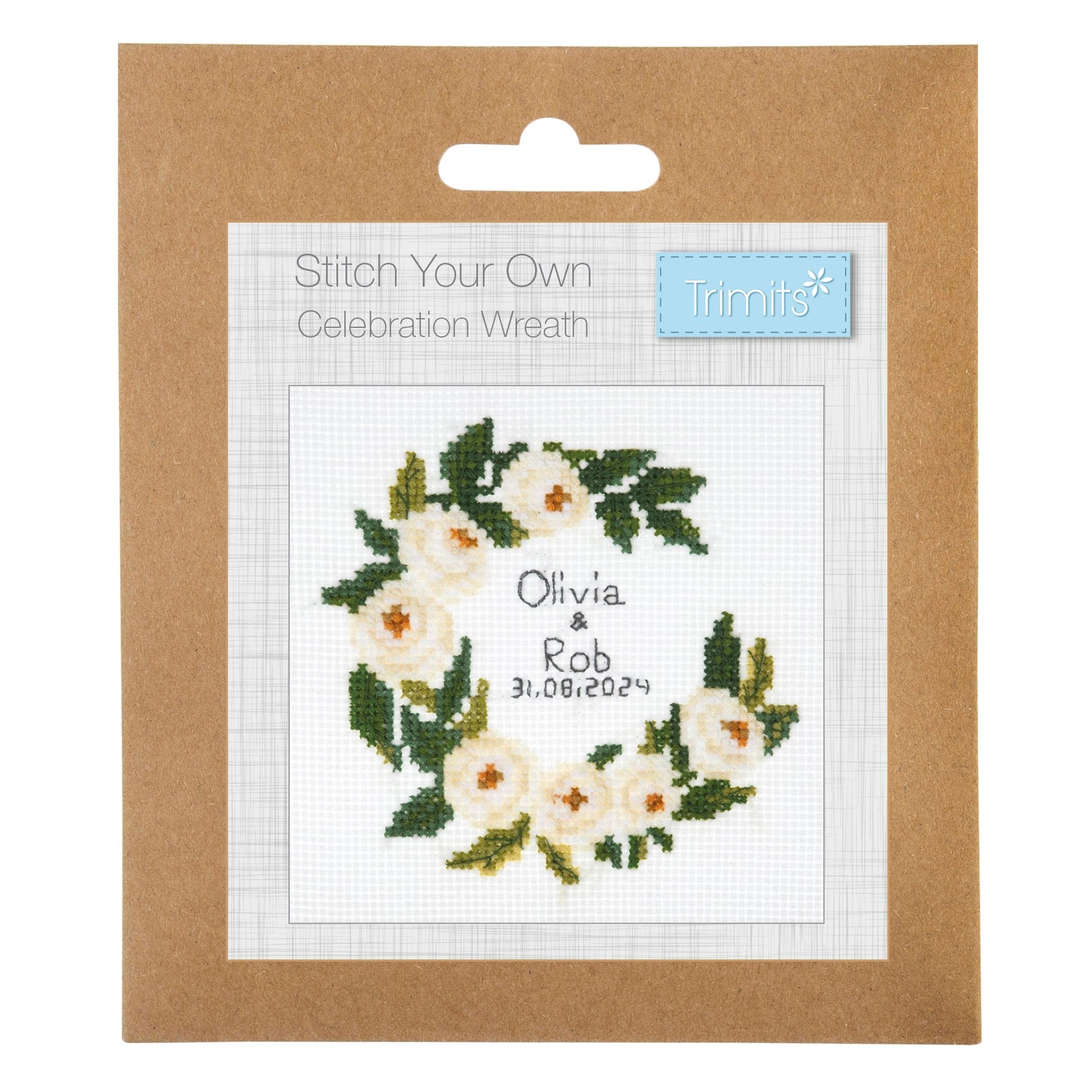 Trimits Cross Stitch Kits Cross Stitch Kit Celebration Wreath  - The Sewing Studio