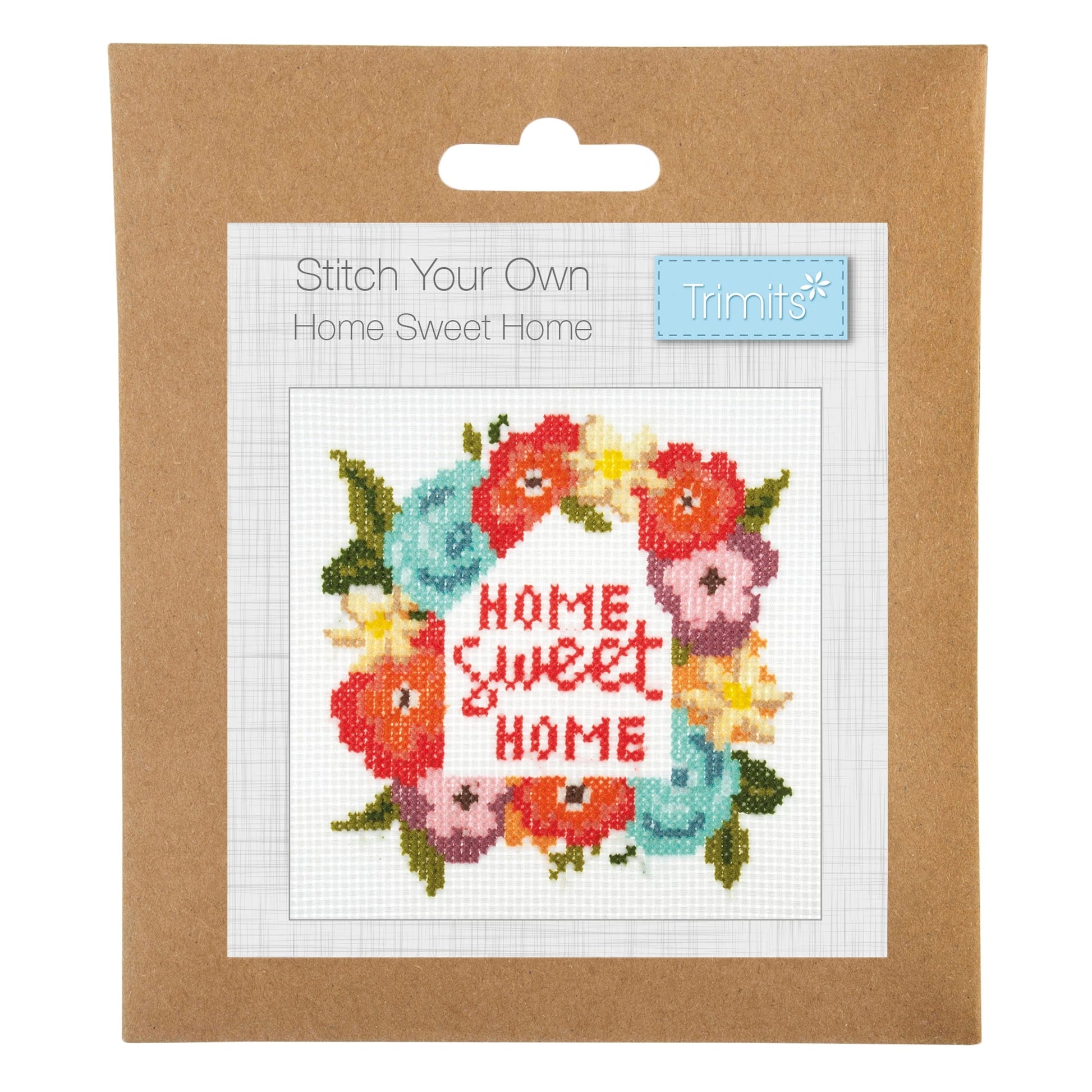 Trimits Cross Stitch Kits Cross Stitch Kit Home Sweet Home  - The Sewing Studio