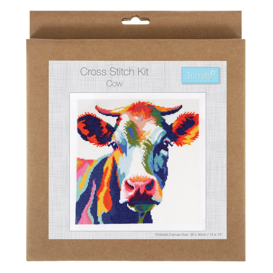 Trimits Cross Stitch Kits Cross Stitch Kit Large Cow  - The Sewing Studio