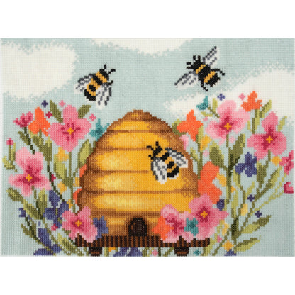 Trimits Cross Stitch Kits Cross Stitch Kit Modern Bee  - The Sewing Studio