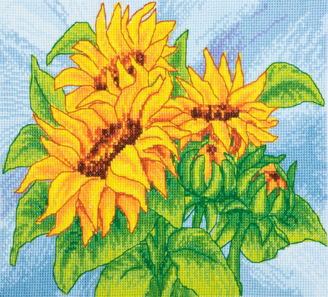 Trimits Cross Stitch Kits Cross Stitch Kit Sunflowers  - The Sewing Studio