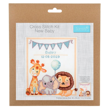 Trimits Cross Stitch Kits Large Cross Stitch Kit New Baby  - The Sewing Studio for sale UK - The Sewing Studio