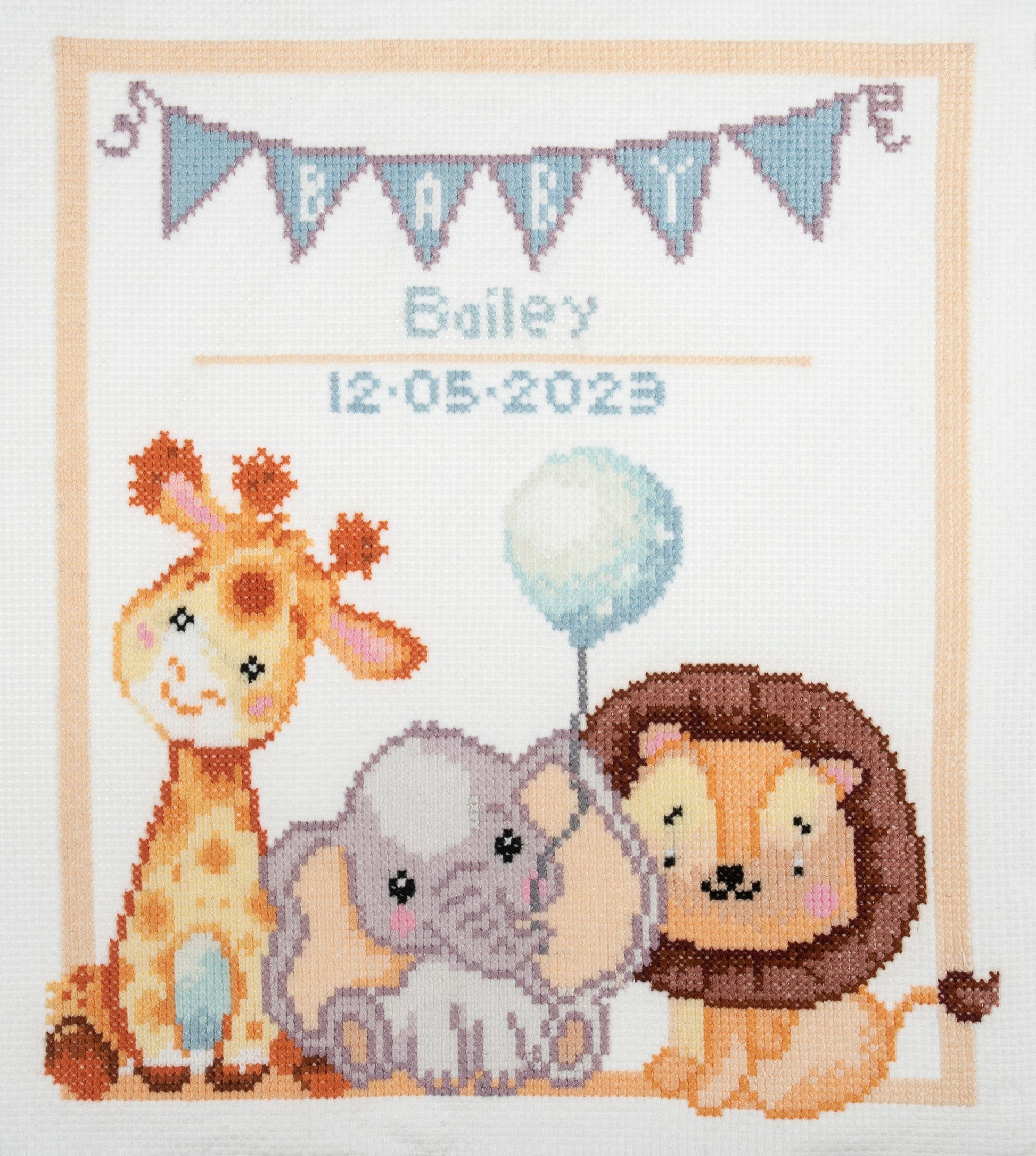 Trimits Cross Stitch Kits Large Cross Stitch Kit New Baby  - The Sewing Studio