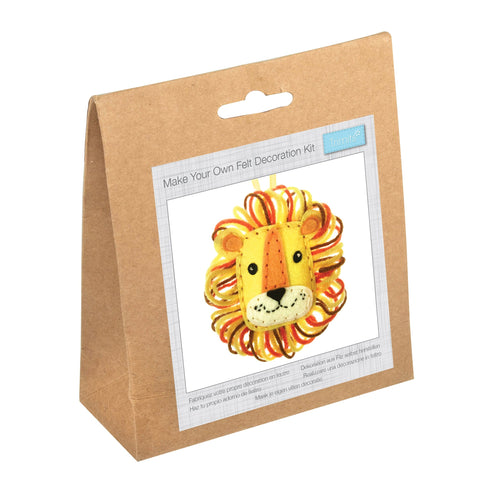 Trimits Felting Kits Felt Decoration Kit Lion  - The Sewing Studio