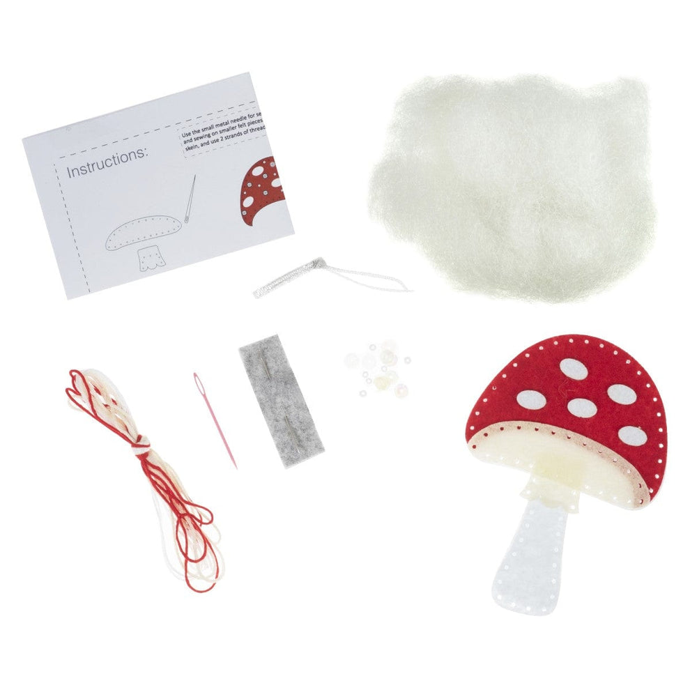 Trimits Felting Kits Felt Decoration Kit: Toadstool  - The Sewing Studio