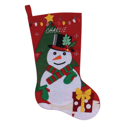 Trimits Felting Kits Felt Stocking Kit: Snowman  - The Sewing Studio