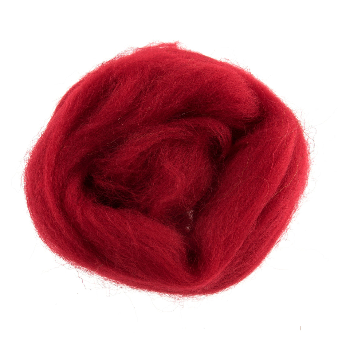 Trimits Felting Wool Natural Wool Roving, Dark Red, 10g Packet  - The Sewing Studio