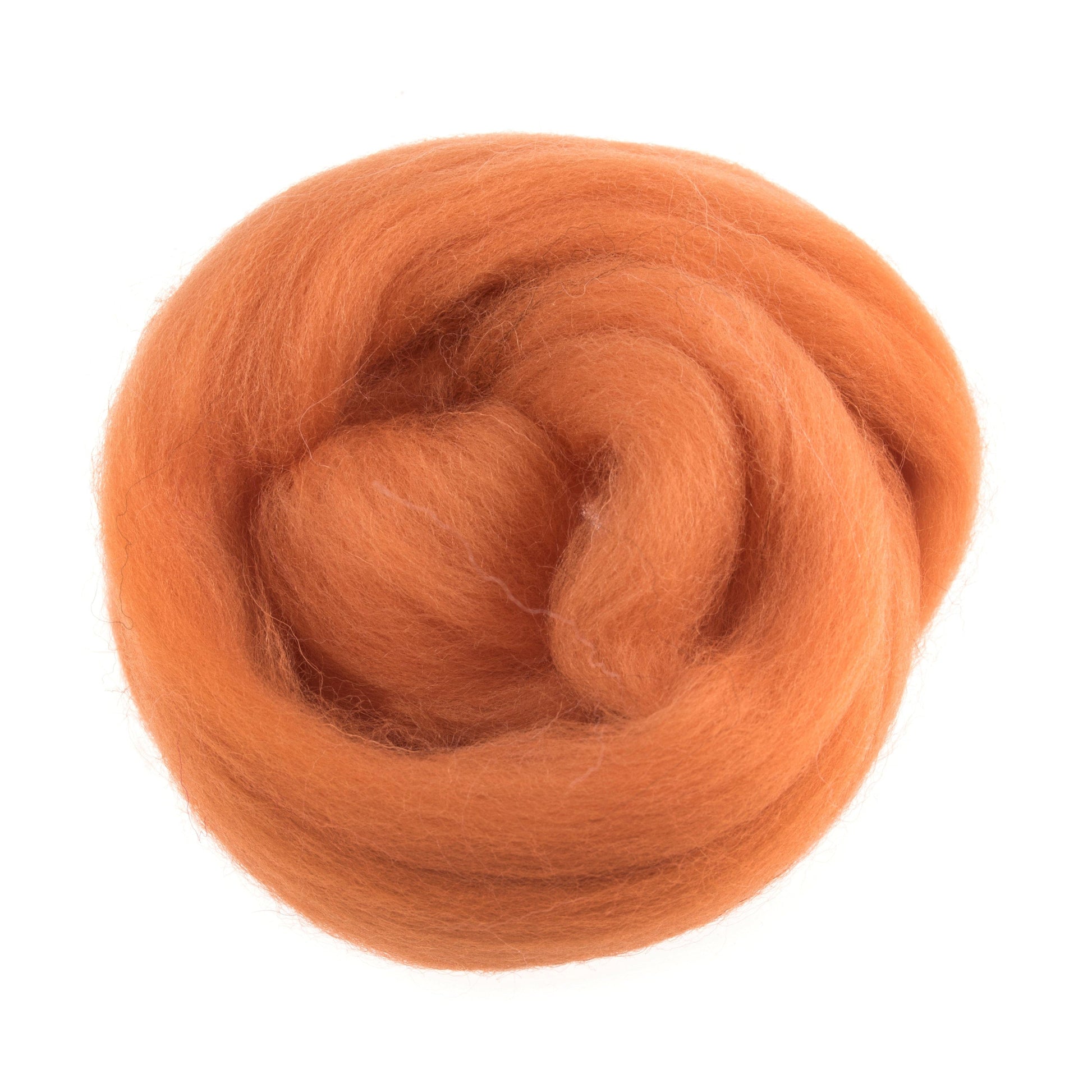 Trimits Felting Wool Natural Wool Roving, Orange, 10g Packet  - The Sewing Studio