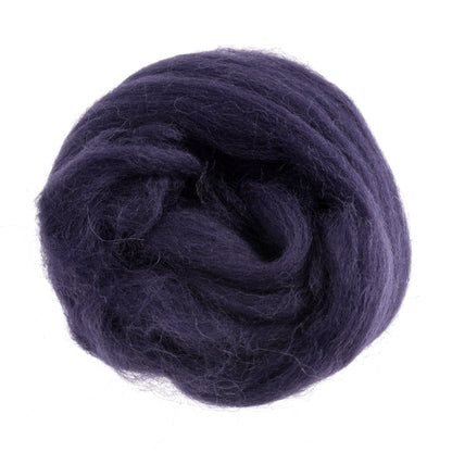 Trimits Felting Wool Natural Wool Roving, Plum, 10g Packet  - The Sewing Studio