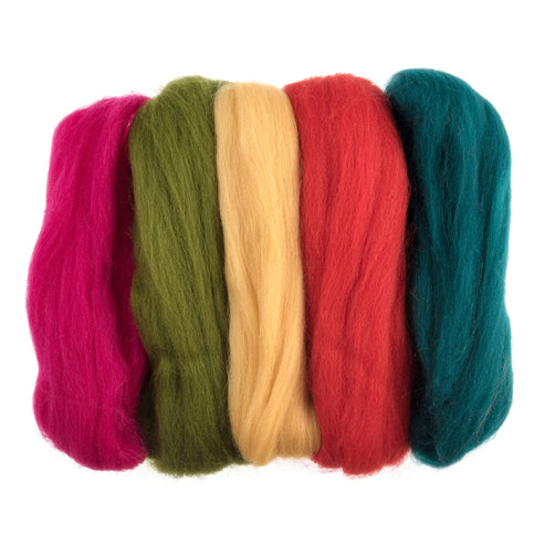 Trimits Felting Wool Natural Wool Roving, Standard Bright, 50g Packet  - The Sewing Studio