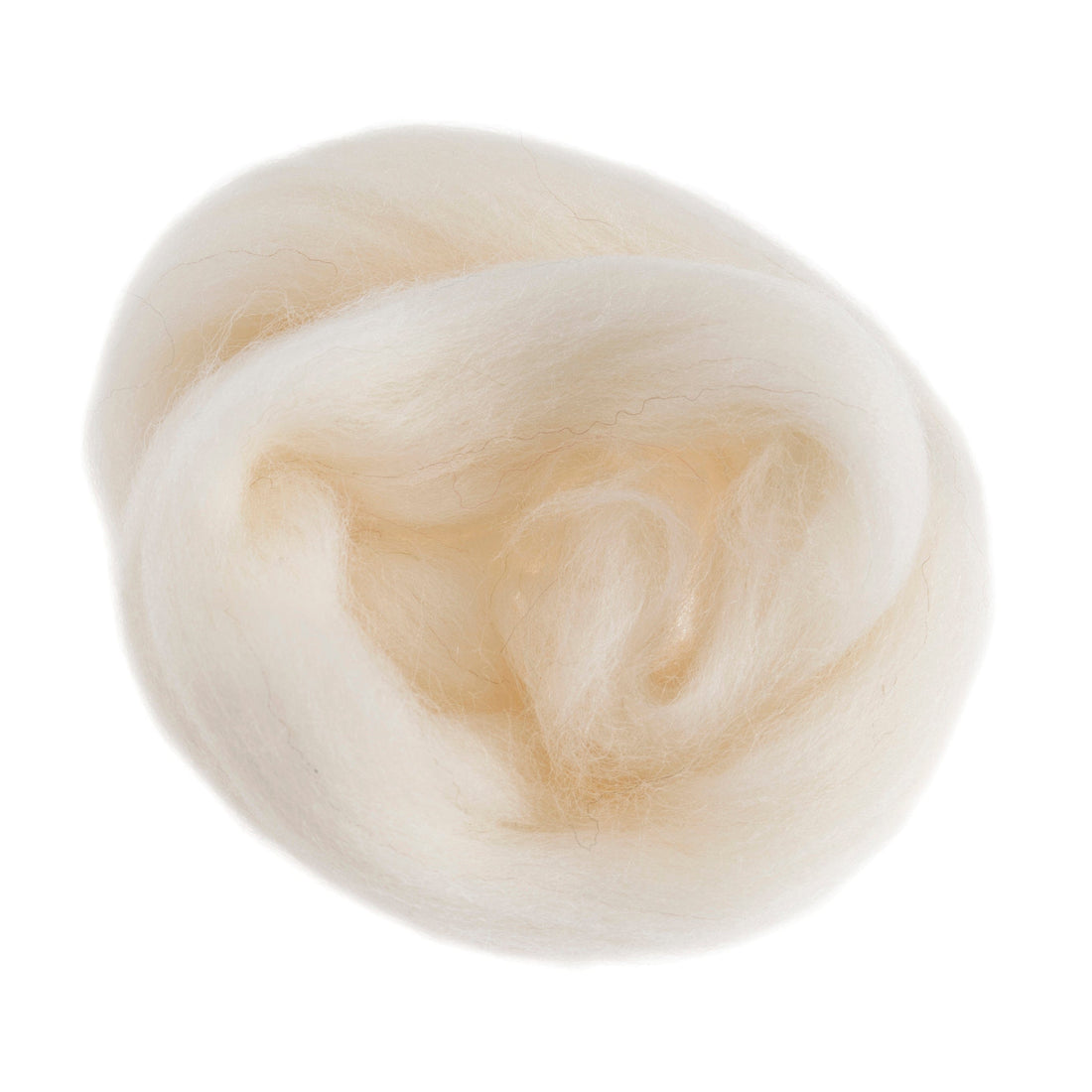 Trimits Felting Wool Natural Wool Roving, White, 10g Packet  - The Sewing Studio