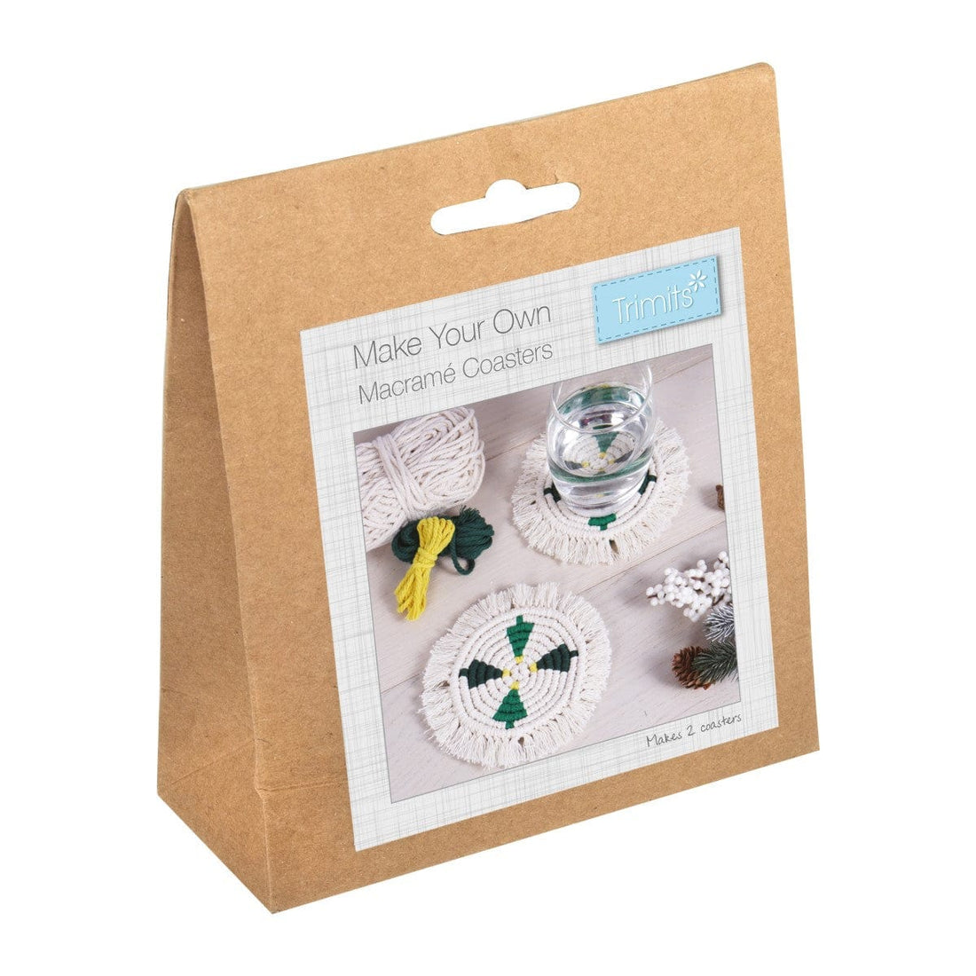 Trimits Sewing Kits Macramé Kit Coaster  - The Sewing Studio