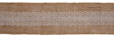 Trimits Tape Lace Trimmed Hessian Tape Natural 65mm Wide Price Per Metre  - The Sewing Studio for sale UK - The Sewing Studio