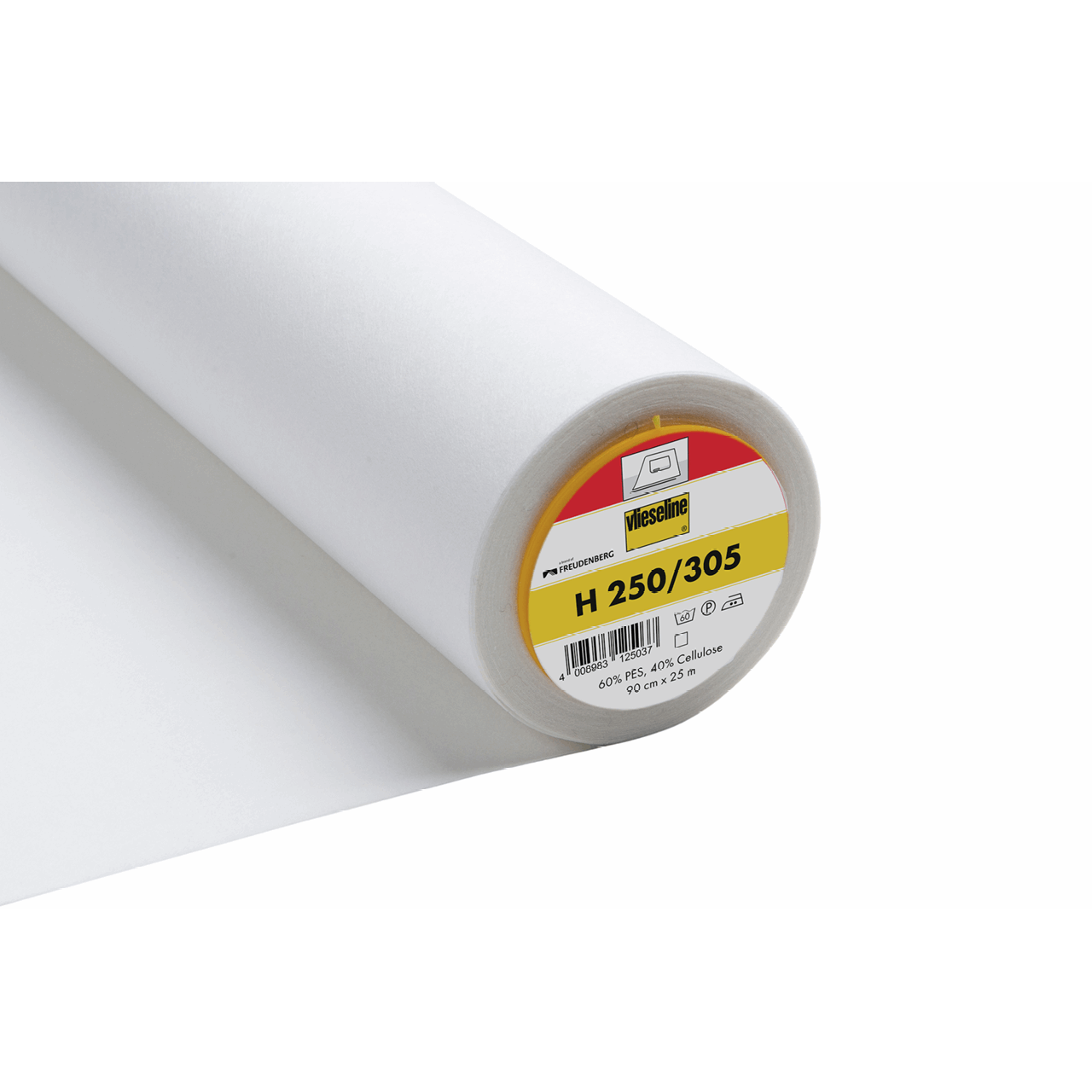 Vilene Interfacing Vilene Interfacing: Standard: Firm: White: Iron-On. Price per 1/4 metre.  - The Sewing Studio