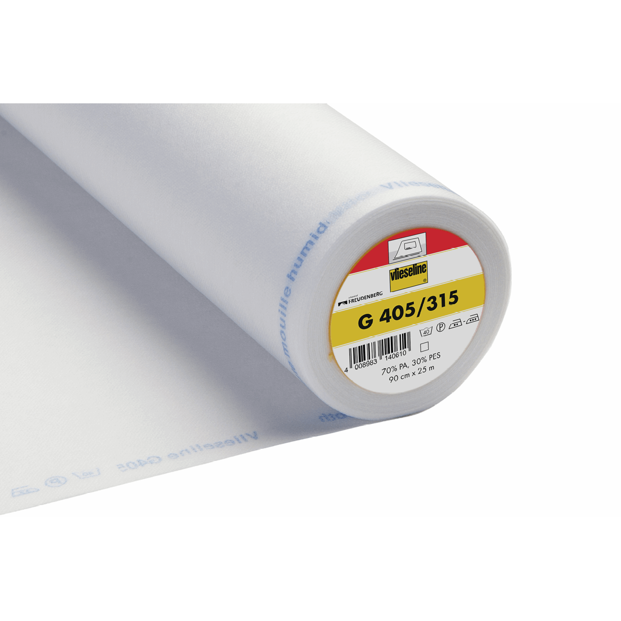 Vilene Interfacing Vilene Interfacing: Ultra Soft: Medium: White: Iron On. Price per 1/4 metre.  - The Sewing Studio