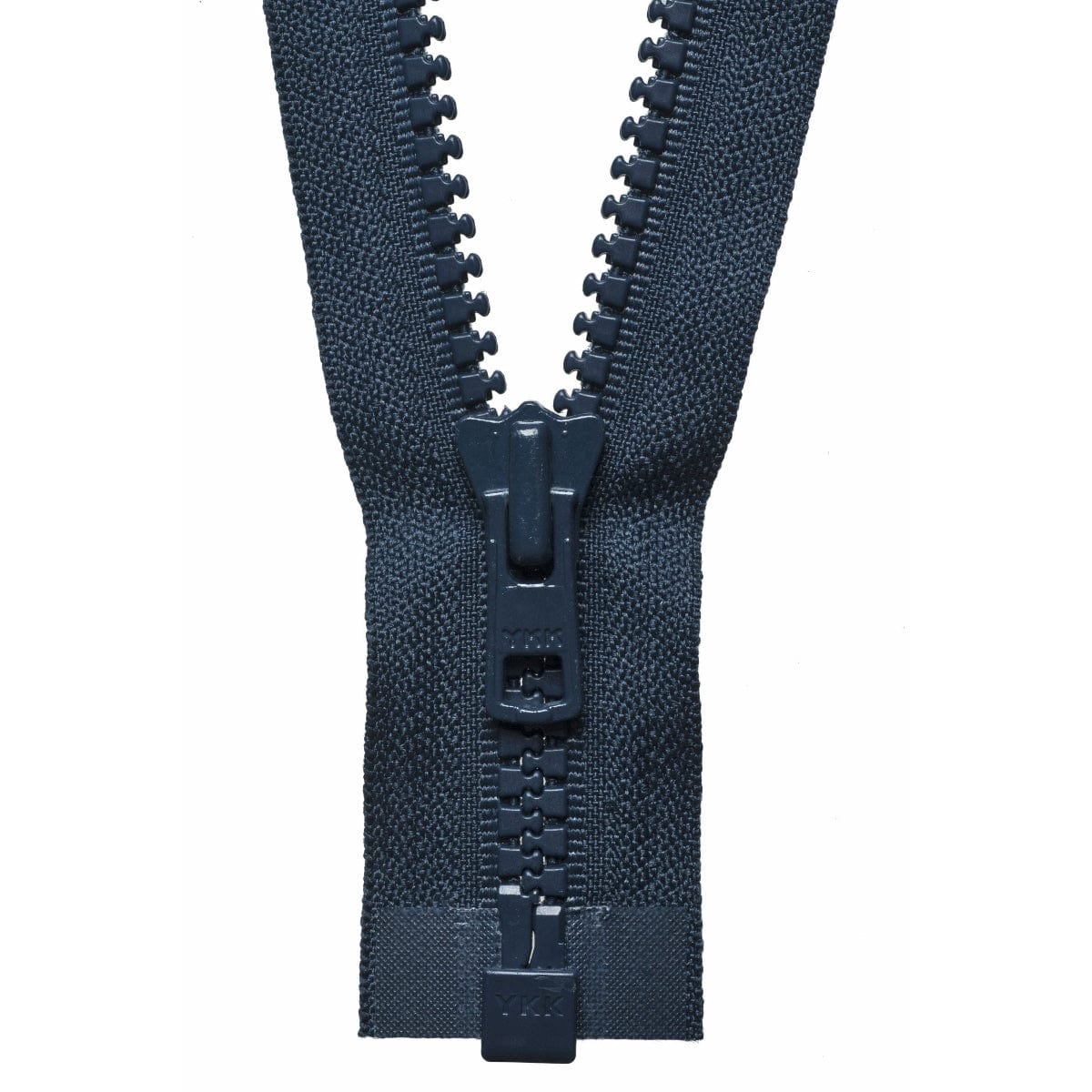 YKK Zips YKK Heavy Weight Open End Zip 46cm / 18 inch: Dark Navy (Colour 560)  - The Sewing Studio