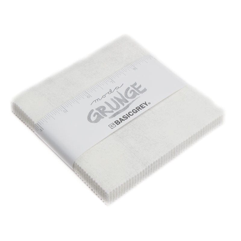 Moda Fabric Grunge Charm Pack White Paper