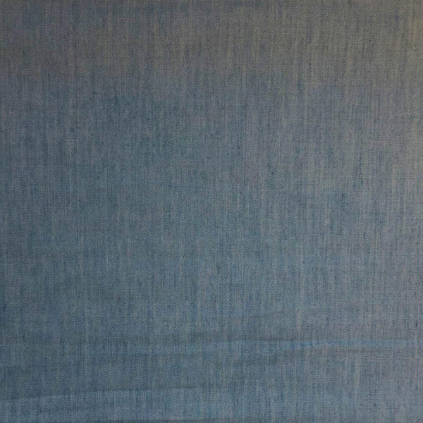 Chambray Plain Dyed Cotton Dark Blue